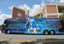 LOOK: Florida Gators unveil sharp new bus for club tour
