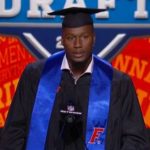 Watch as Carlos Dunlap graduates from Florida at the NFL Draft