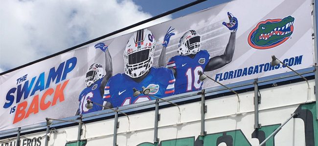 LOOK: Gators invade South Florida with billboard
