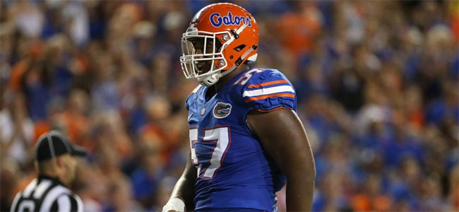 Ex-Florida DT, NFL Draft prospect Caleb Brantley charged with striking woman in face