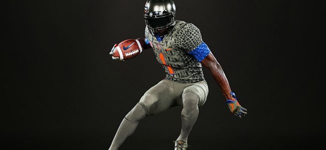 LOOK: Florida Gators honor 25 years of ‘The Swamp’ with green scale alternate uniforms