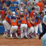 Clutch walk-off homer sends Florida softball to 2018 Women’s College World Series