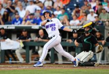 Florida edges Texas Tech, staves off College World Series elimination in hard-hitting affair