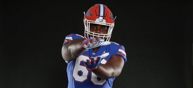 Four-star 2019 OL William Harrod commits to Florida football after season opener