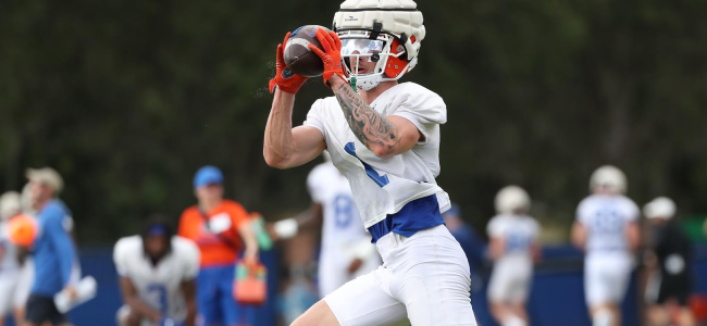 Florida WR Ricky Pearsall injures foot: Key transfer eyes return to practice, per report