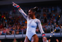 Trinity Thomas ties NCAA perfect 10 record, Florida places second at gymnastics championships