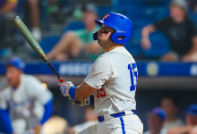 WATCH: BT Riopelle fuels two Florida baseball wins with walk-off three-run home run, grand slam